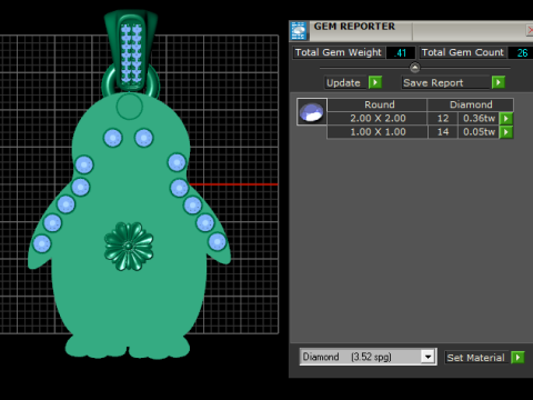Penguin pendant 3D Print Model