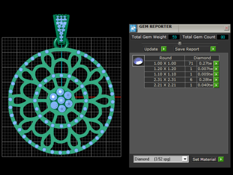 Mandala pendant 3D Print Model