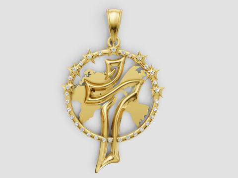 Christian pendant 3D 打印模型