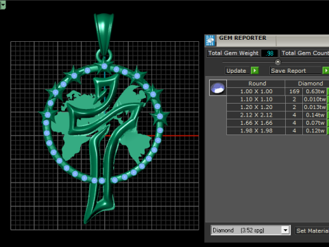 Christian pendant 3D 프린트 모델
