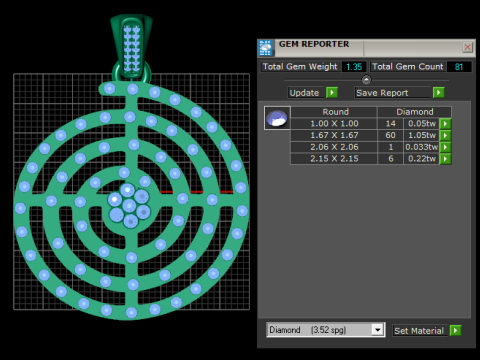Labyrinth pendant Modello di stampa 3D
