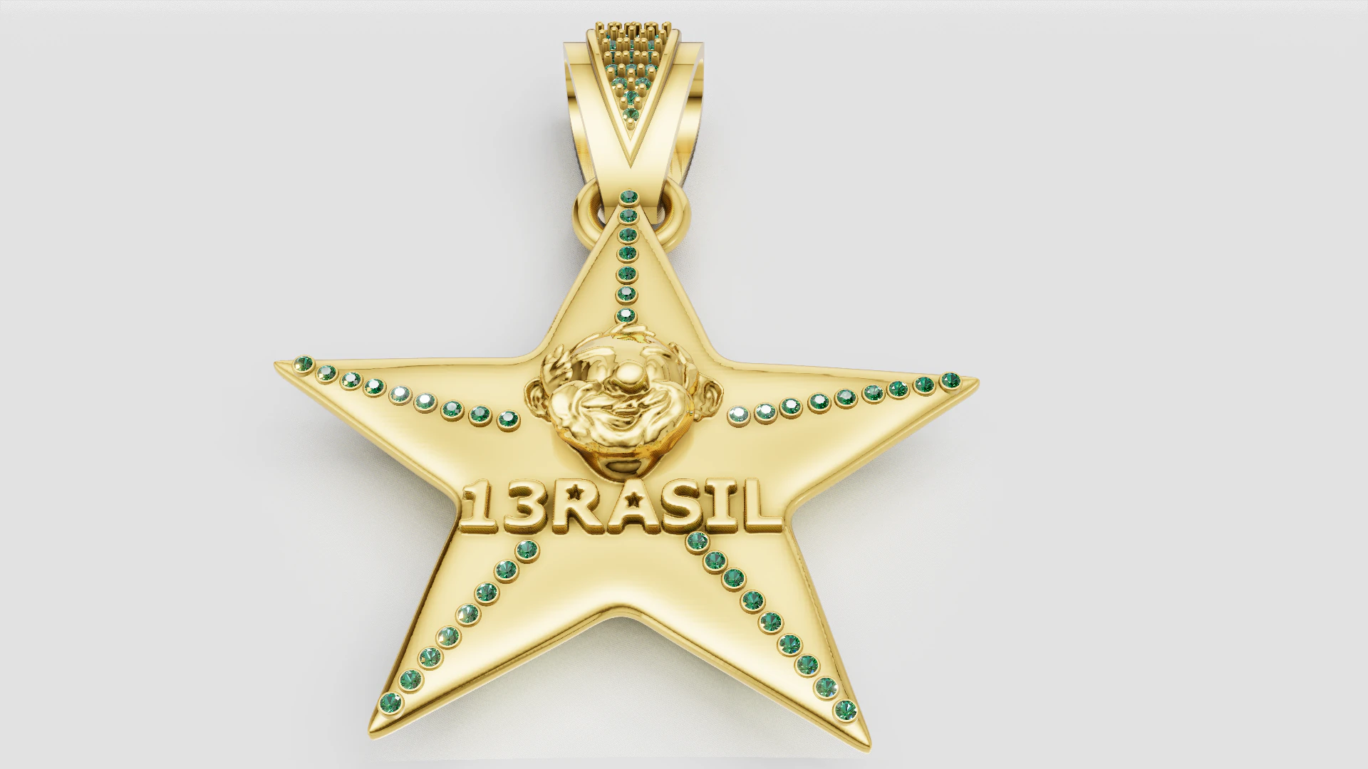 Custom name pendant 3D Print Model .c4d .max .obj .3ds .fbx .stl .blend 