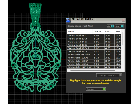 Floral cutwork pendant 3D Print Model