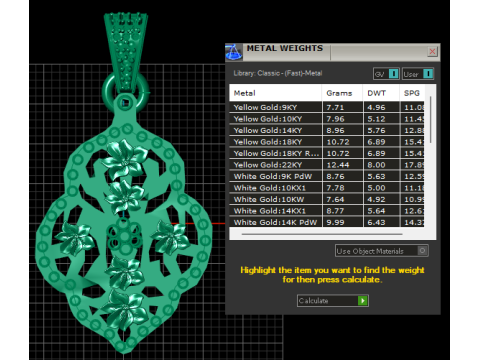 Luxury cutwork necklace 3Dプリントモデル
