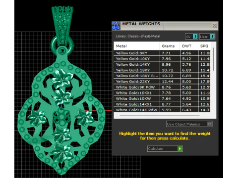 Luxury cutwork necklace 3D Print Model