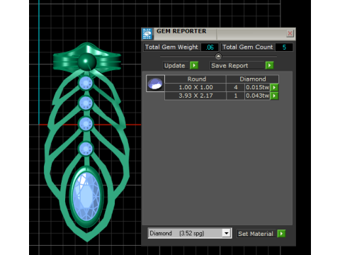 Leaf inspired jewelry 3D Print Model