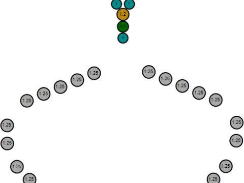 Polygon gold pendant 3D 프린트 모델