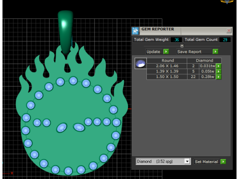 Skull gold pendant 3D Принт Модель