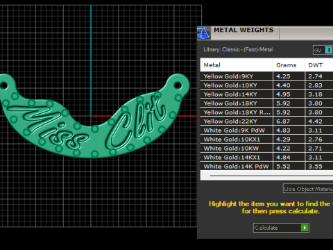 Custom name pendant Modello di stampa 3D