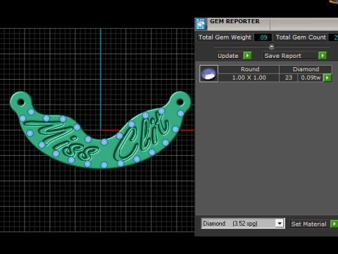 Custom name pendant Modello di stampa 3D