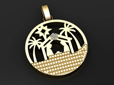 Ciondolo per presepe Modello di stampa 3D