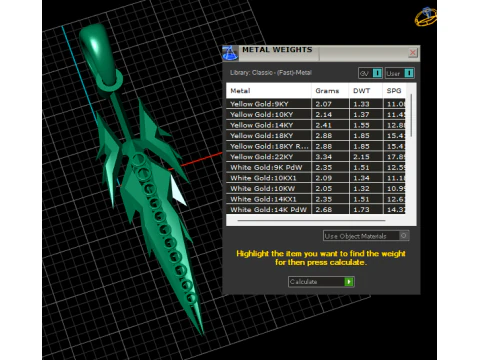 Yıldırım kolye 3D Baskı Modeli