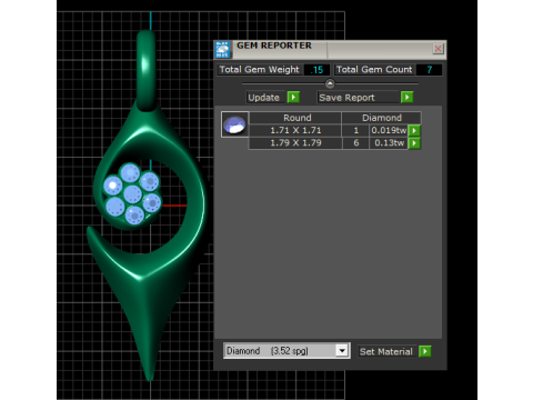 Modern eye pendant 3D Baskı Modeli