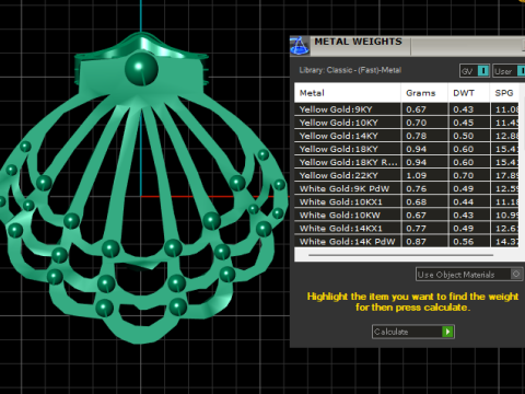 Shell earrings design Modèles 3D en vedette