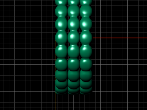 Beaded flower ring 3D Print Model