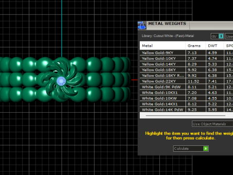 Beaded flower ring 3D Print Model
