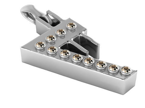 Letter A pendant Model Cetak 3D