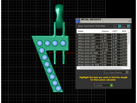 Letter A pendant Model Cetak 3D