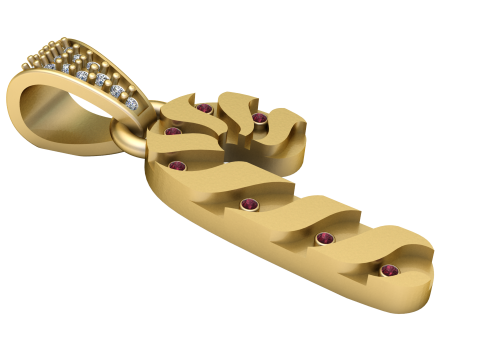 Arabic calligraphy pendant 3Dプリントモデル