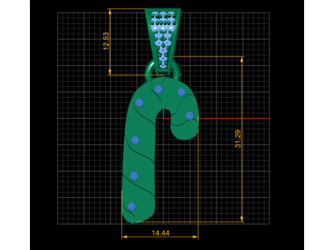 Arabic calligraphy pendant 3D Print Model