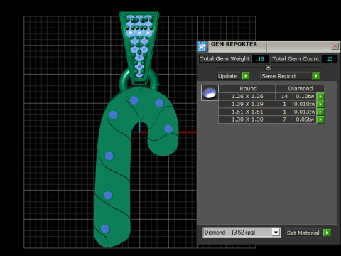 Arabic calligraphy pendant 3D Print Model