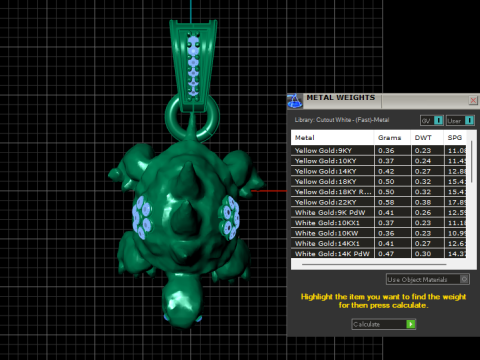 Turtle dinosaur pendant fantasy creature charm spiked turtle jewelry 3D animal pendant STL Modelo de impresión 3D