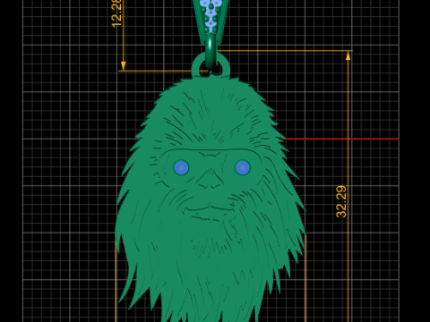 Wisior Wielkiej Stopy Model do druku 3D