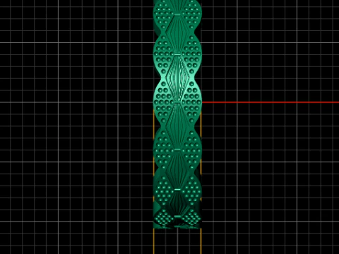 Designer gold ring 3D Print Model