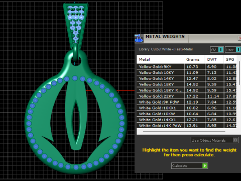 Abstract emblem pendant 3Dプリントモデル