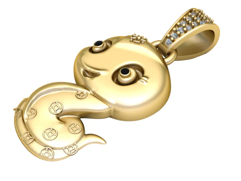 Octopus pendant 3D Print Model