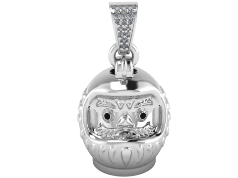 Daruma pendant 3D Print Model