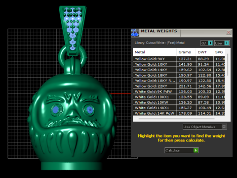 Daruma pendant 3D printmodel