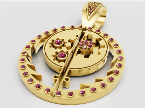 Mechanical pendant Modelo de impresión 3D