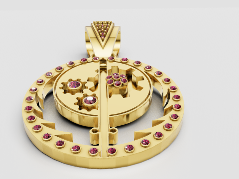 Mechanical pendant Modelo de impresión 3D