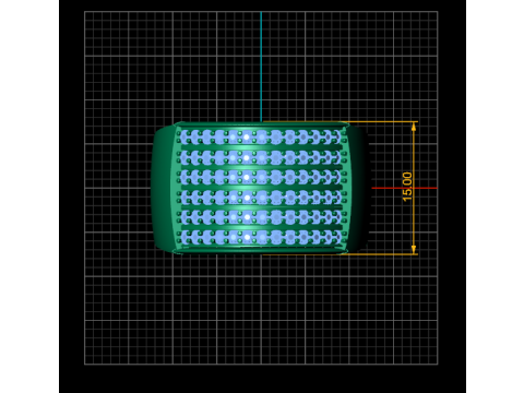 Gold statement ring 3D 打印模型