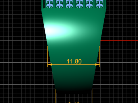 Gold statement ring 3D 打印模型
