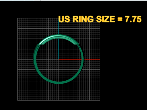 Gold statement ring 3D 打印模型