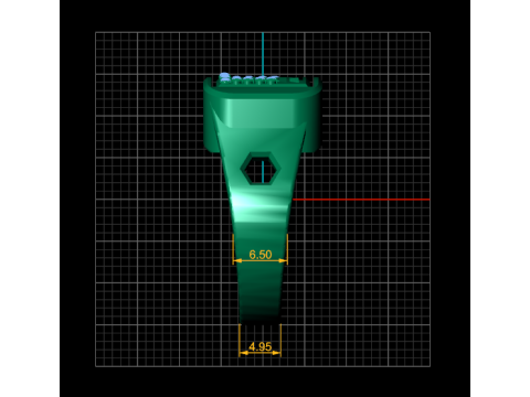 Gold Signet Ring 3D 프린트 모델