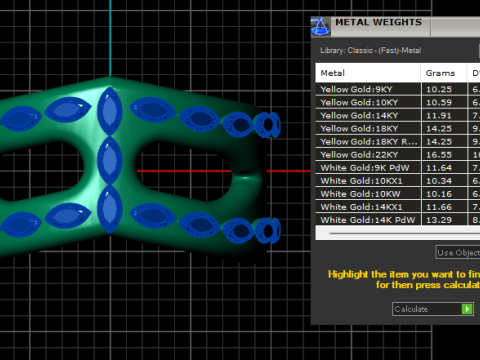 Gold openwork ring Model do druku 3D
