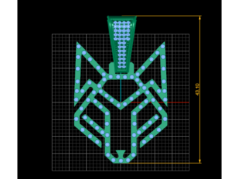 Gold pendant 3D 打印模型