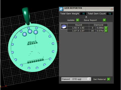 Queen chess pendant 3D printmodel