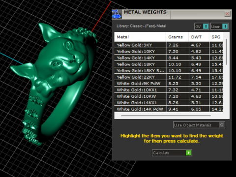 Cat gold ring 3D Принт Модель