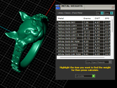 Cat gold ring 3D Print Model