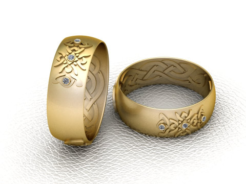 Arabic calligraphy ring 3D प्रिंट मॉडल