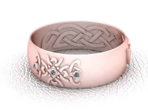 Arabic calligraphy ring 3D प्रिंट मॉडल