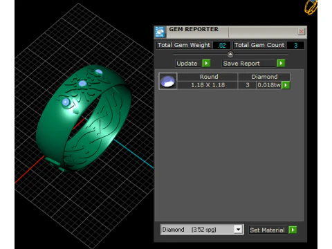 Arabic calligraphy ring 3D Print Model