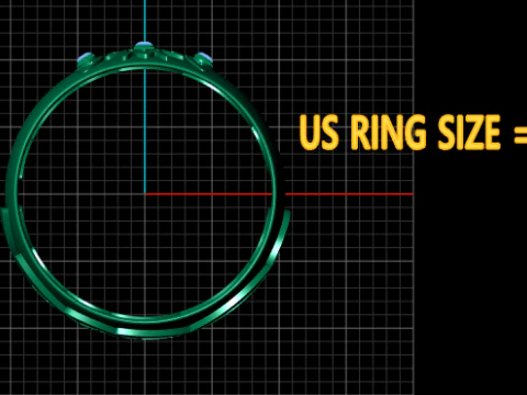 Arabic calligraphy ring 3D Print Model