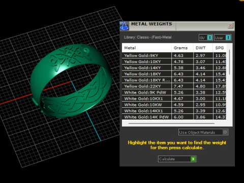 Arabic calligraphy ring 3D Print Model