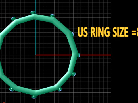 Arabic calligraphy ring 3D Print Model