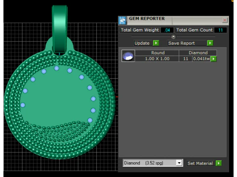 Sailboat pendant 3D Print Model
